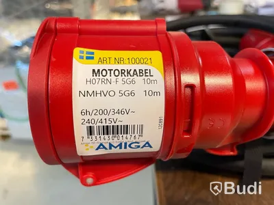 Motorkabel 10m 32A + Grenuttag 3-V - Amiga H07RN-f 5Gs, Ord. pris inkl. moms: ca 1400 kr