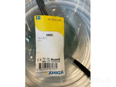 Parti med flexrör elkablar, EXQ, EQLQ, EXLQ, Totalt ord. pris inkl. moms: ca 2600 kr