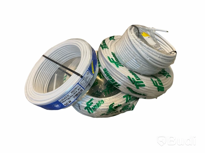 Parti med flexrör elkablar, EXQ, EQLQ, EXLQ, Totalt ord. pris inkl. moms: ca 2600 kr
