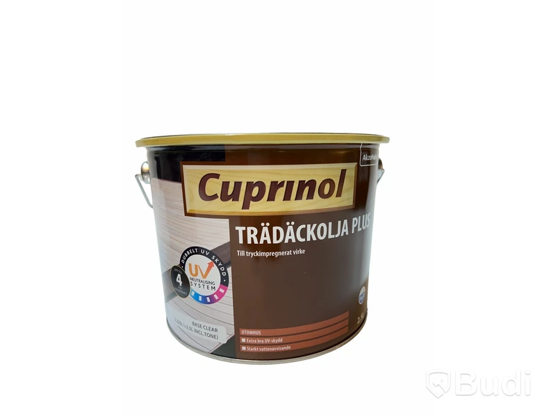 3 st. Parti med Trädäckolja, CUPRINOL Plus 2,5L, Totalt ord. pris inkl. moms: ca 900 kr