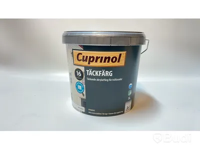 Täckfärg 5L vit samt Täcklasyr 2,5L vit, Cuprinol, Totalt ord. pris inkl. moms: ca 1300 kr