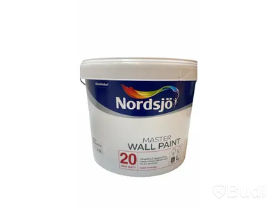 Parti med 5 st. burkar målarfärg, Nordsjö. Totalt ord. pris inkl. moms: ca 1800 kr