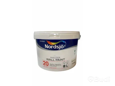 Parti med 5 st. burkar målarfärg, Nordsjö. Totalt ord. pris inkl. moms: ca 1800 kr