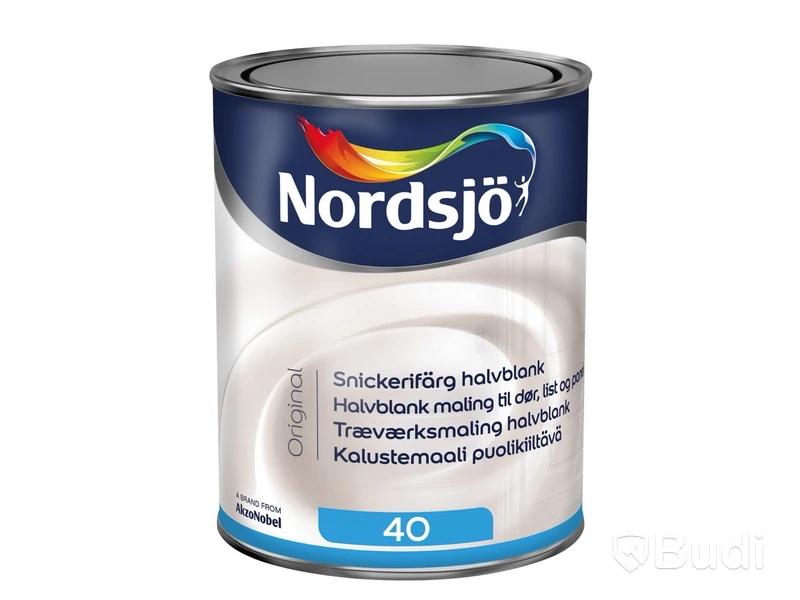 2 st. Nordsjö snickerifärg, halvblank. 1 liter. Base white , Totalt ord. pris inkl. moms: ca 700 kr