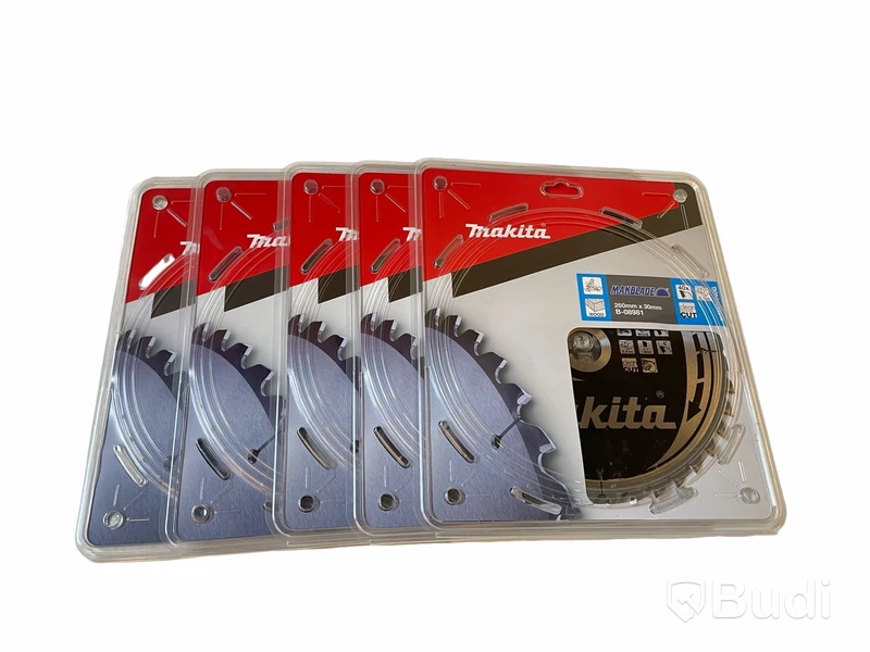 5 st. Sågklinga 260x30 Makita B-08981, Totalt ord. pris inkl. moms: ca 2000 kr
