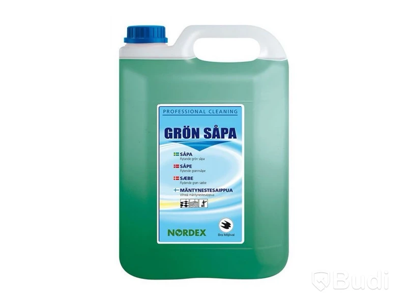 6 st. Grönsåpa 5 l. Totalt ord. pris inkl. moms: ca 1000 kr