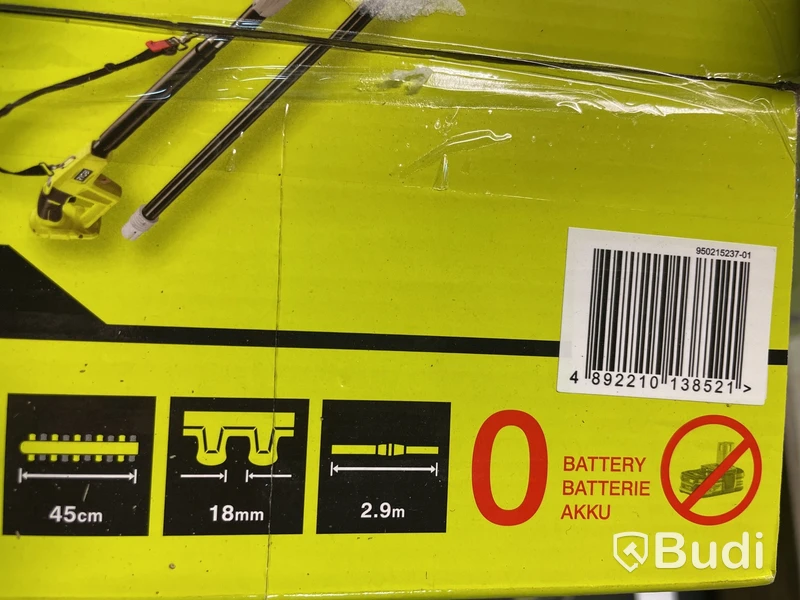 Häcksax Ryobi, OPT1845, 18V, Ord. pris inkl. moms: ca 1600 kr