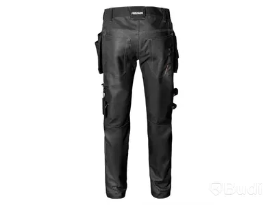 HANTVERKSBYXA STL. D116 STRETCH 2604 FASG SVART FRISTADS, Ord. pris inkl. moms: ca 2300 kr