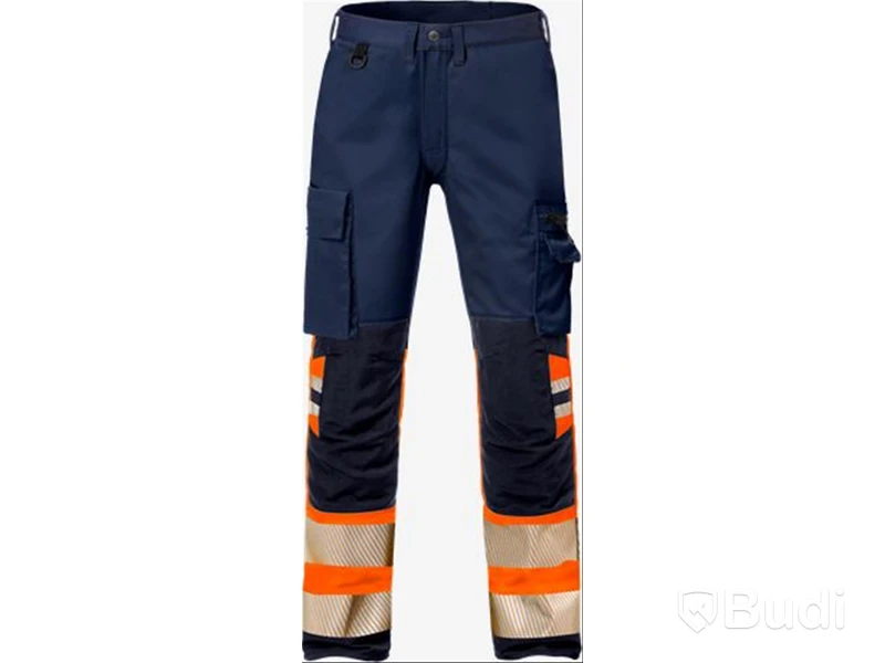 Arbetsbyxa Fristads 2705 PLU, varsel, stretch, stl. C150  orange/marin,