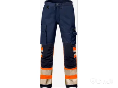 1st  ARBETSBYXA STL C52 STRETCH VARSEL 2705 PLU ORANGE/MARIN , Märke: FRISTADS, Artno: 127731-271,  ord. pris: 2150 kr