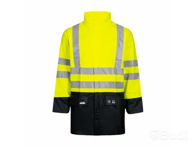 1 st REGNJACKA & 1st REGNBYXA VARSEL GUL STL 3XL , Märke: LYNGSOE RAINWEAR,  ord. pris: 1000 kr