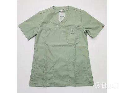 10 st SCRUBS SET unisex ljus olivgrön, 2 stl S och 8 stl M, NYTELLO bussarong och byxa, totalt ord. pris ca: 12000 kr