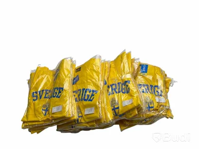 40 st. Sverige-Tshirts, olika storlekar, Ord. pris inkl. moms: ca 4000 kr
