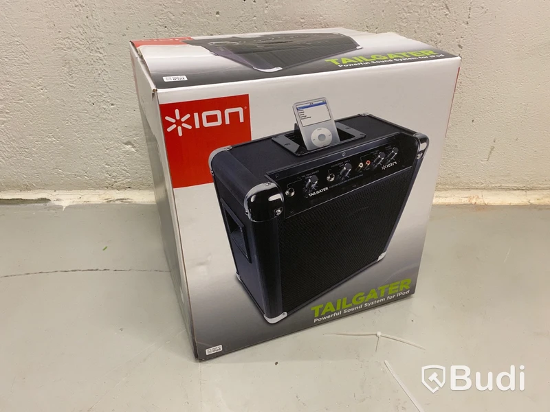 Mobil högtalare med mikrofoningåg ION Tailgater och Apple 30-pin docka