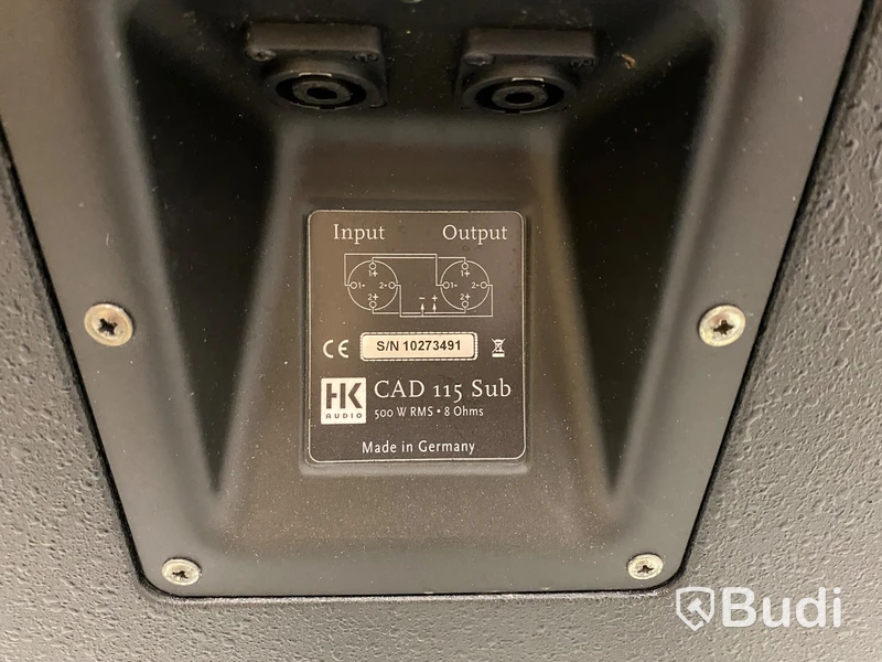 HK Audio CAD 115 SUB B-stock utan sladdar