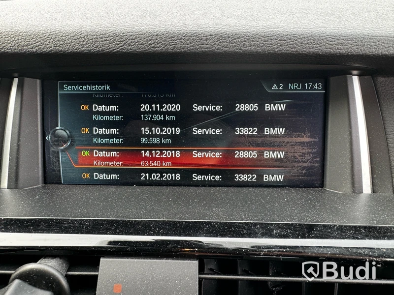 Personbil BMW X3 xDrive 20d -2017 F25 | Nav | Drag | 190hk