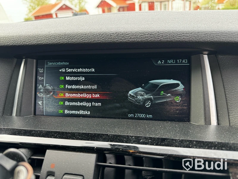 Personbil BMW X3 xDrive 20d -2017 F25 | Nav | Drag | 190hk