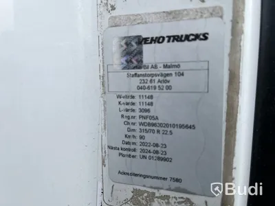 Kyl/Frys Mercedes-Benz Actros FRC klassat VAK skåp -2018