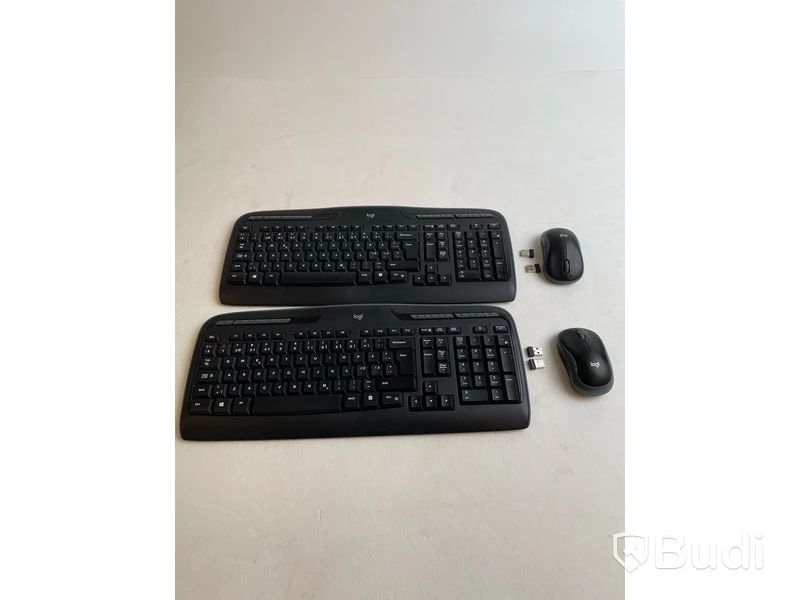 2 st. Tangentbord Logitech och 2 st. Mus Logitech