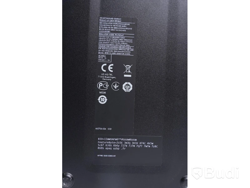 Dator Stationär - HP Pro 3500 OBS! Saknar strömsladd