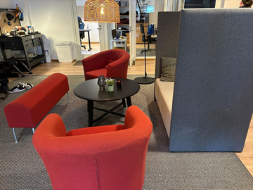 Lounge möbler, inkl matta, lampa