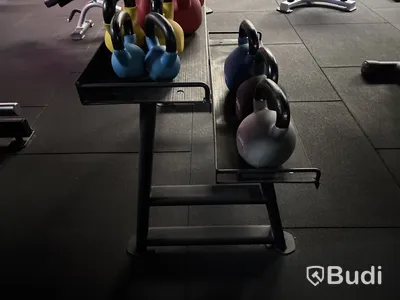 Parti med kettlebells, olika vikter