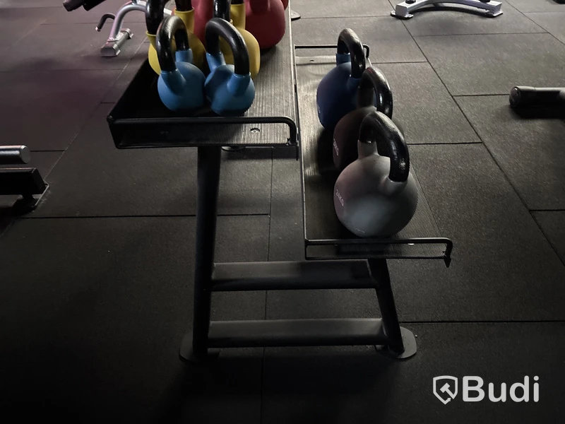 Parti med kettlebells, olika vikter