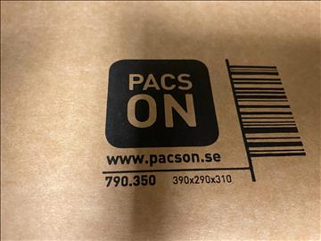 Pall med 200 packlådor 390x290x310