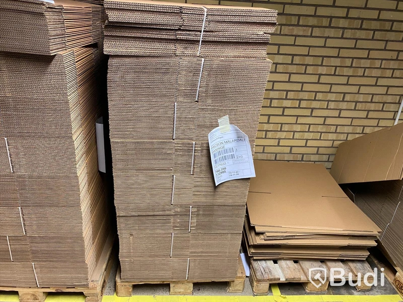 Pall med 400 packlådor 390x290x310