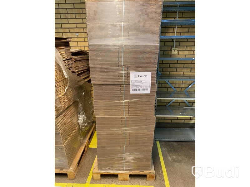 Pall med 500st packlådor 380x285x285