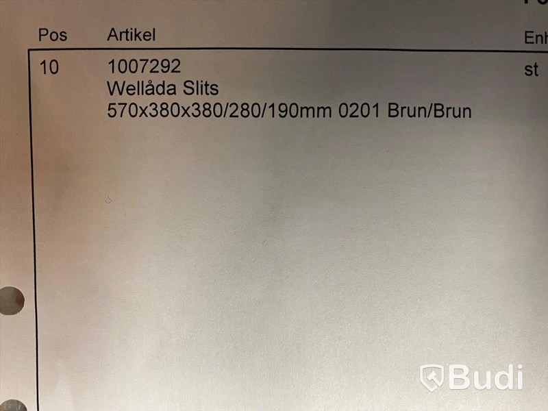 Pall med 200 packlådor 570x380x380