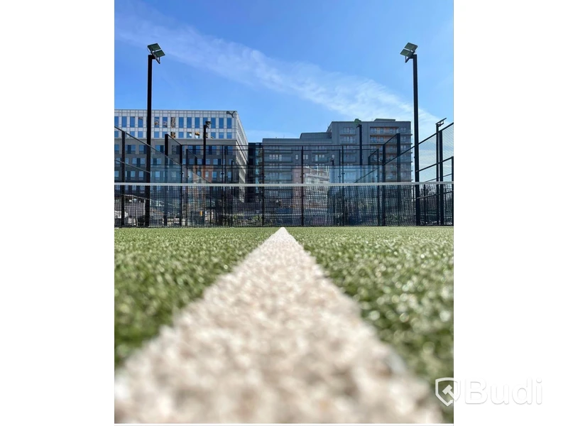 4 st Padelbanor kompletta från Eljoi padel (2021) med mobilt system från Unisport - professionellt nedmonterade