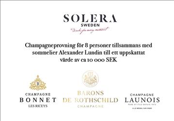 Champagneprovning för 8 personer - Solera Sweden