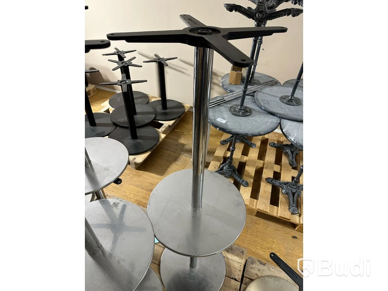 6 st Bordsfötter i metall PEDRALI 45 x73