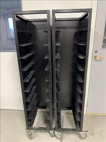 2 st brickvagnar 35x44x151 cm