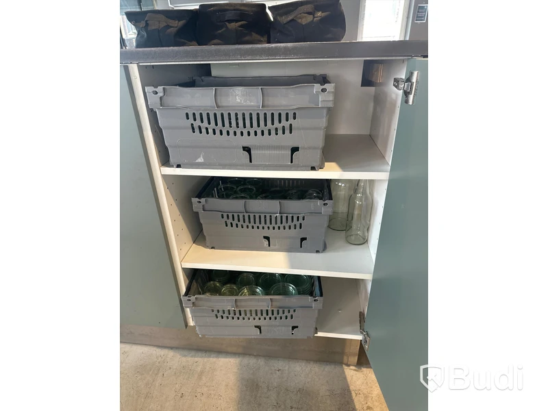 Serveringsskåp/disk med innehåll 185x102x100 cm