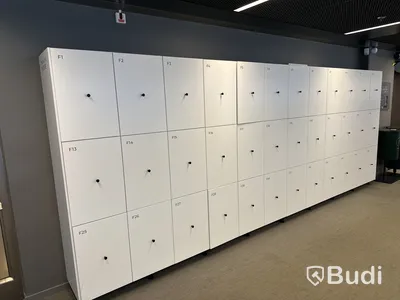 Förvaringsskåp med digitala lås - IKEA