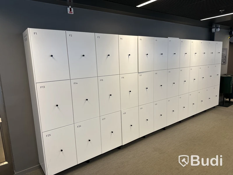 Förvaringsskåp med digitala lås - IKEA