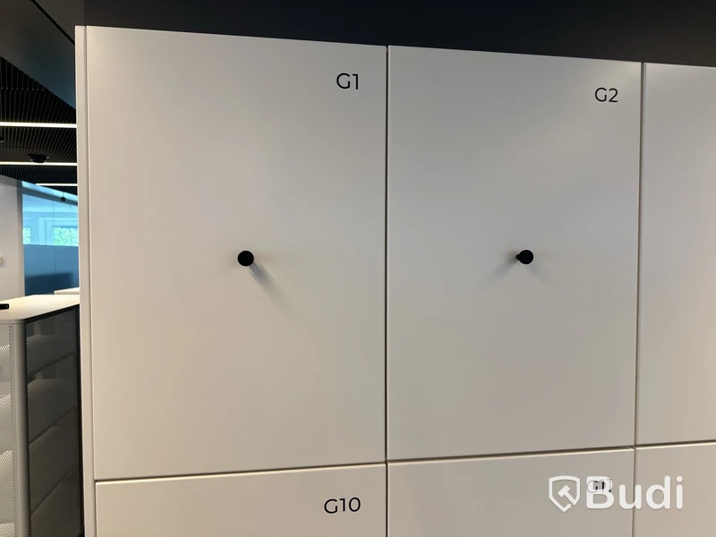 Förvaringsskåp med digitala lås - IKEA