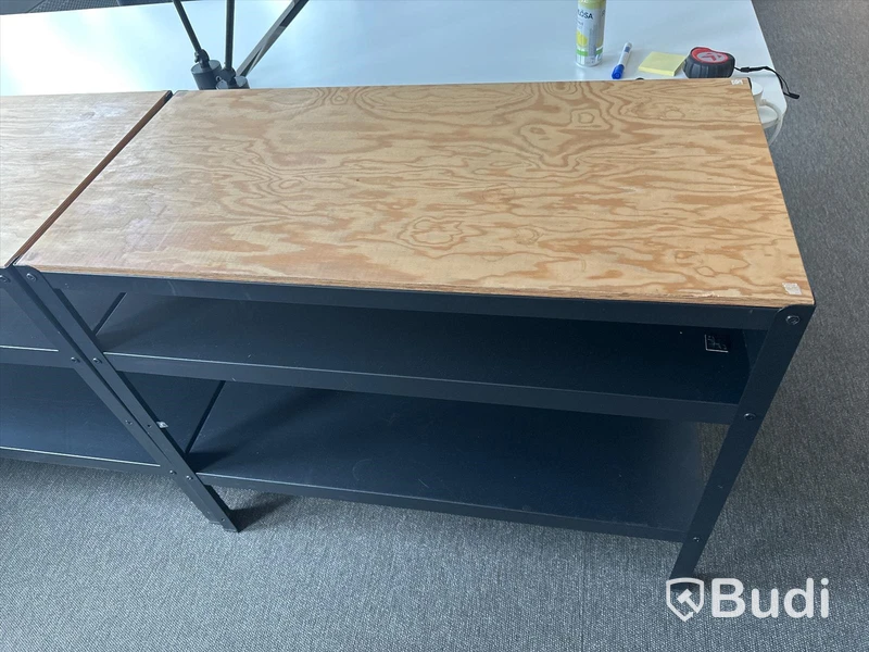 2 st. Hyllor/bord 109x54x89 cm