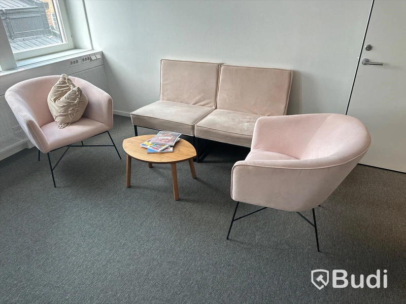Grupp med loungemöbler