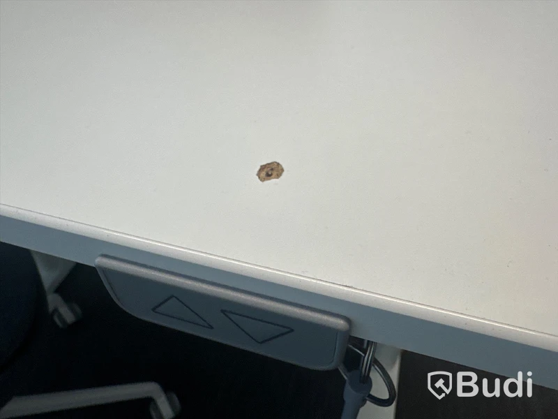 4 st. Höj och sänkbara skrivbord samt 4 st. Kontorsstolar