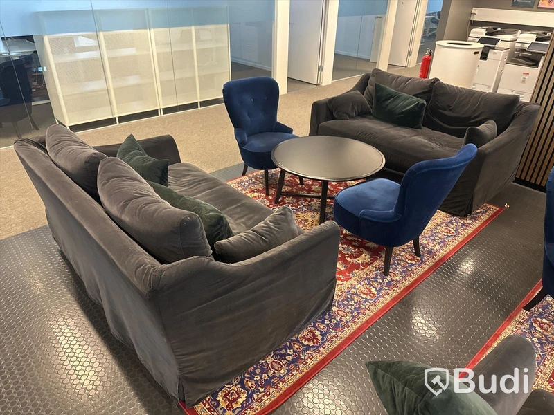 Grupp med loungemöbler