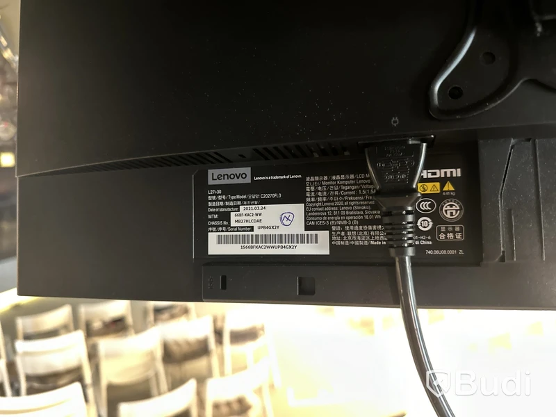 Skärm Lenovo 27 tum