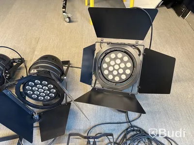7 st. Scenljus olika storlekar och modeller
