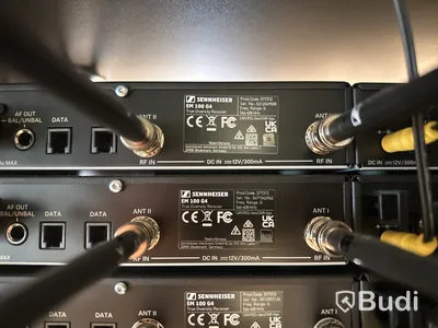Rack Thon Studio line och 6 st Sennheiser EM 100 64