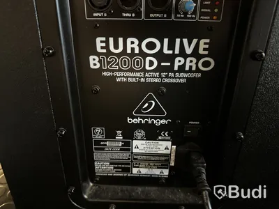 Förstärkare Behringer Eurolive B1200D- PRO