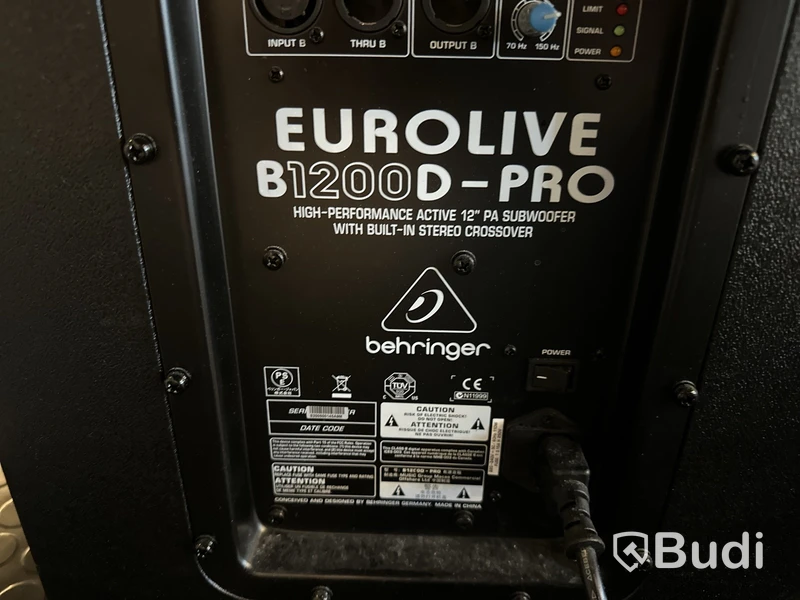 Förstärkare Behringer Eurolive B1200D- PRO