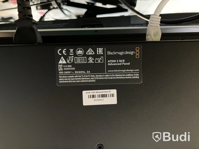 Kontrollpanel, Blackmagicdesign ATEM 2 M/E Advanced Panel