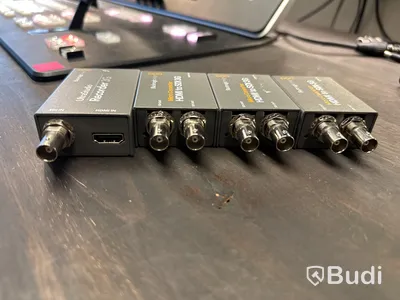 3 st. Micro converter och 1 st. recorder, Blackmagic design